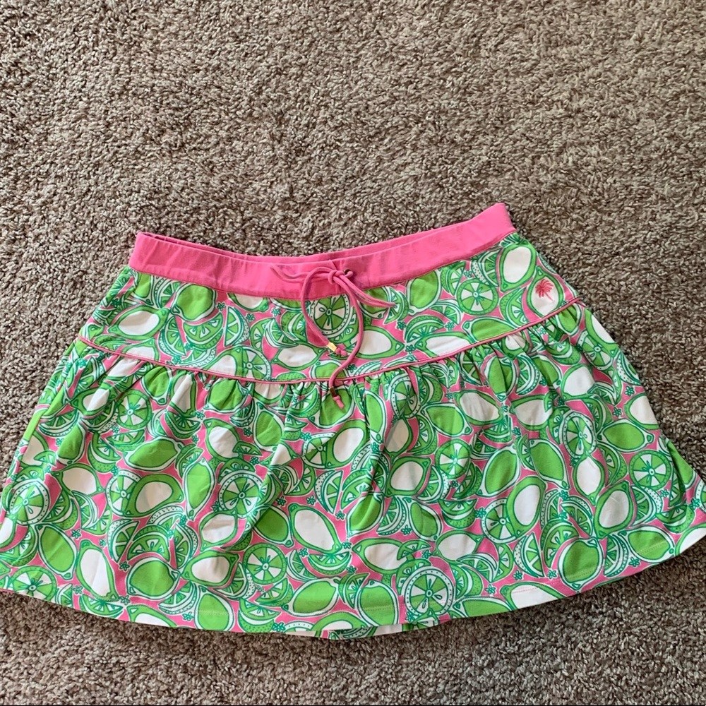 Lilly Pulitzer lime skirt